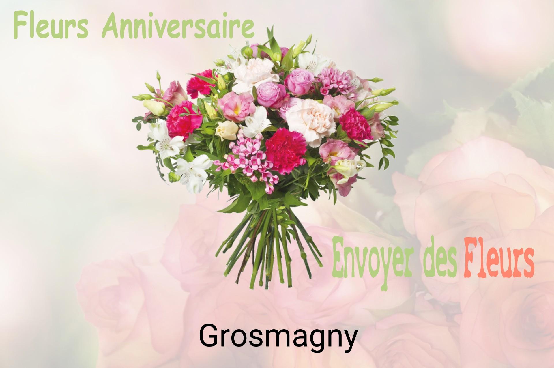 Bouquet de fleurs d’anniversaire livré à Grosmagny